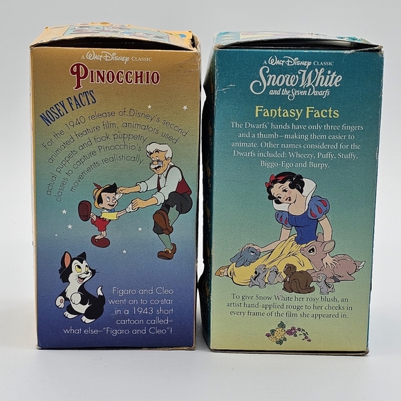 Vintage 1994 Disney Burger King Pinocchio & Snow White Collectors Series Cups - Picture 6 of 10
